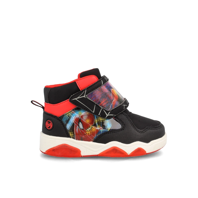 ZAPATILLA NIÑO BUBBLEGUMMERS EDEN NEGRO-ROJO - 1