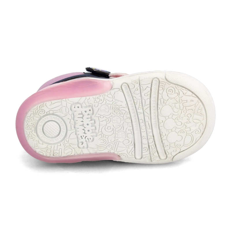 BOTIN NIÑA BUBBLEGUMMERS TOKIO AZUL-ROSADO - 5