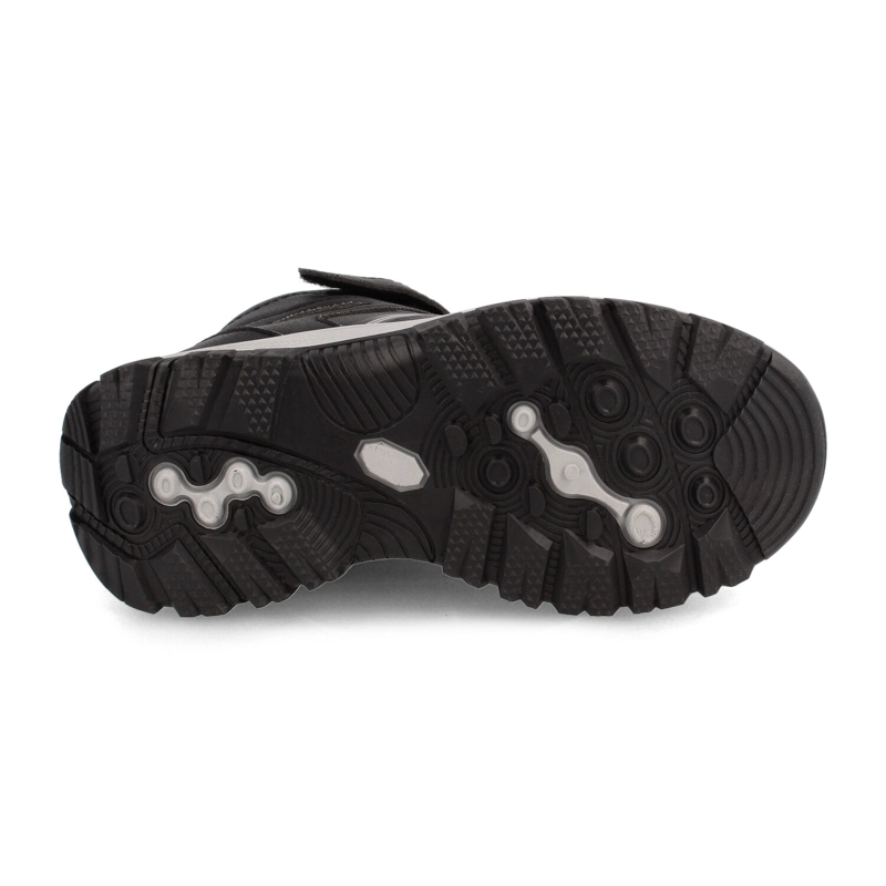BOTIN NIÑO BUBBLEGUMMERS CHARMAN NEGRO-ROJO - 5