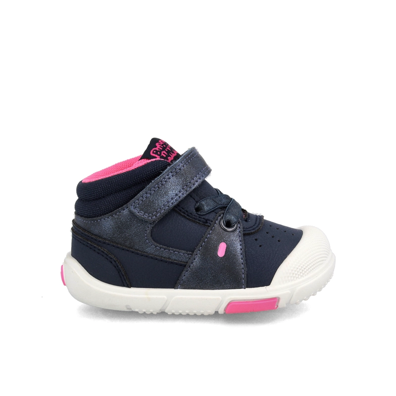 BOTIN NIÑA BUBBLEGUMMERS ECHO AZUL-ROSADO - 1