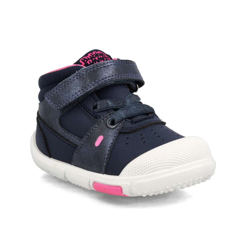 BOTIN NIÑA BUBBLEGUMMERS ECHO AZUL-ROSADO - 2