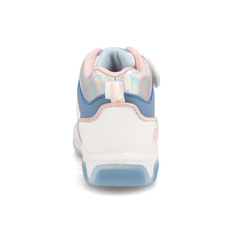 BOTIN NIÑA BUBBLEGUMMERS STITCH BLANCO- AZUL - 3