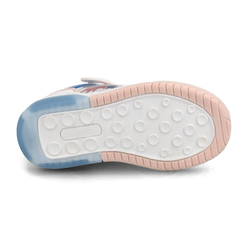 BOTIN NIÑA BUBBLEGUMMERS STITCH BLANCO- AZUL - 5