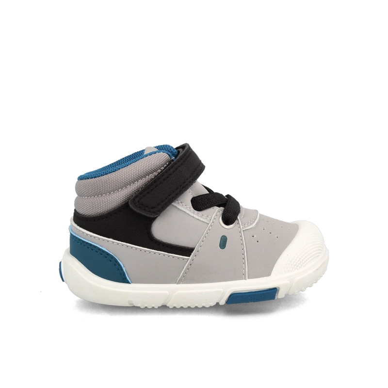 BOTIN NIÑO BUBBLEGUMMERS ECHO GRIS-AZUL - 1