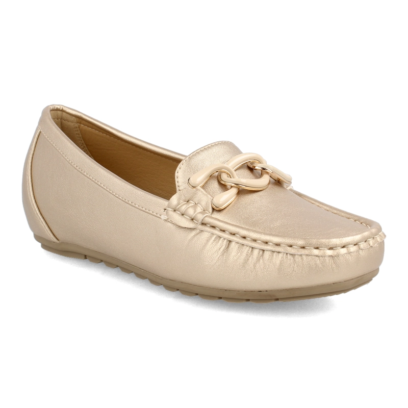 MOCASIN MUJER BATA COMFIT CATHINA CHAMPAGNE - 2