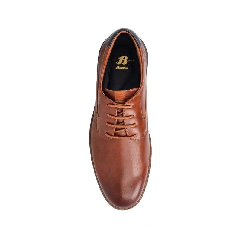 ZAPATO HOMBRE BATA AZAFRAN CAFE - 8
