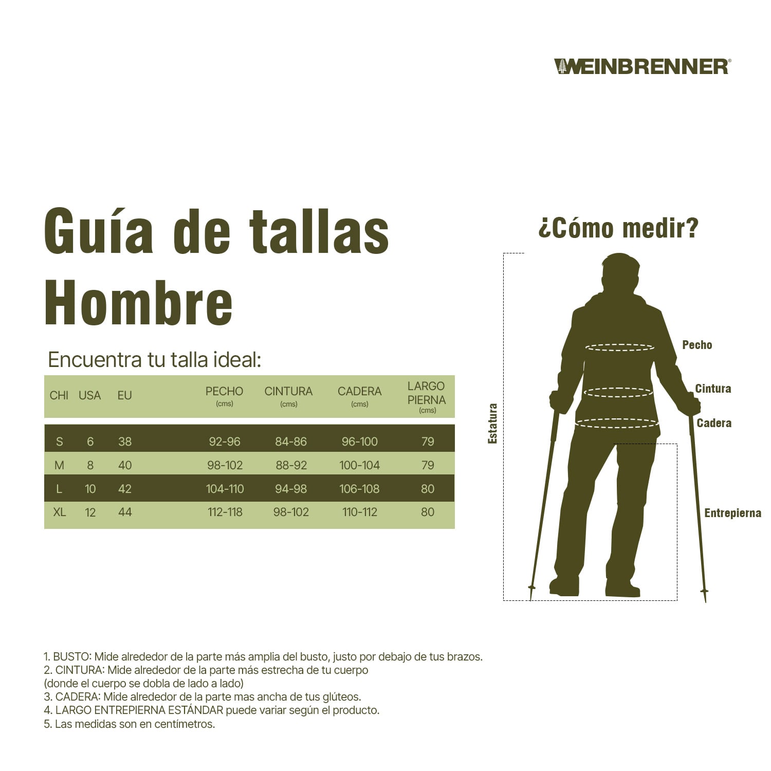 PANTALON HOMBRE WEINBRENNER BOLZANO NEGRO - 5