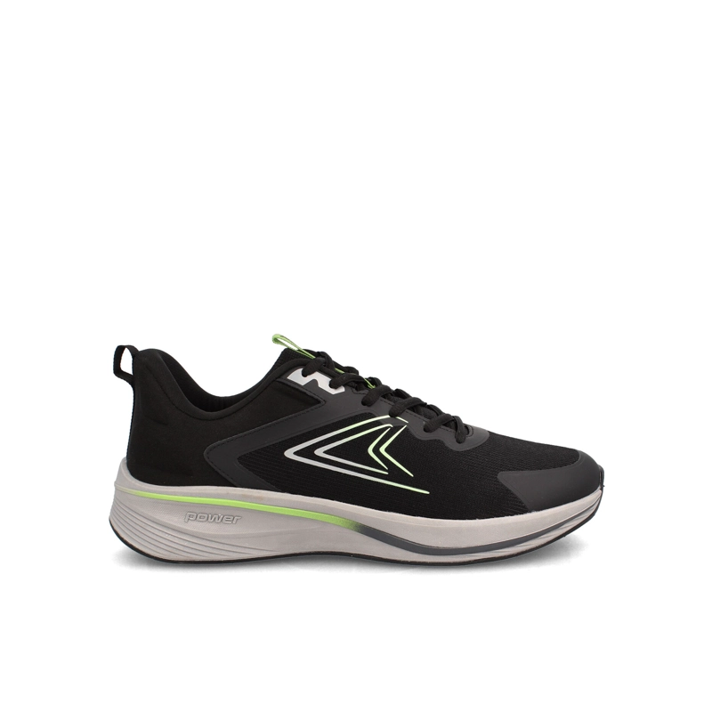 ZAPATILLA HOMBRE POWER SWIFT NEGRO-GRIS CLARO - 1