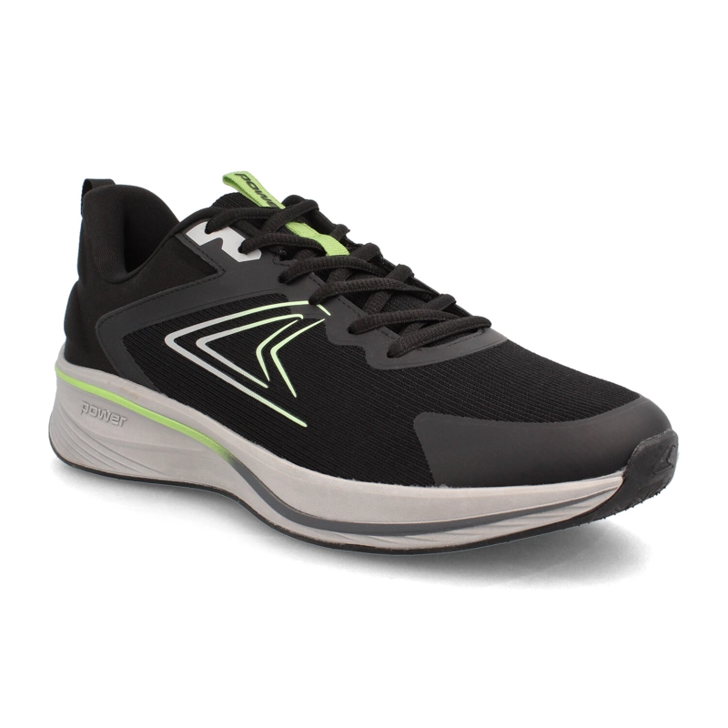 ZAPATILLA HOMBRE POWER SWIFT NEGRO-GRIS CLARO - 2