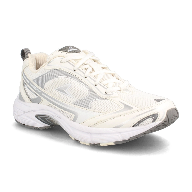 ZAPATILLA MUJER POWER ZETA RELIC BLANCO-PLATEADO - 2