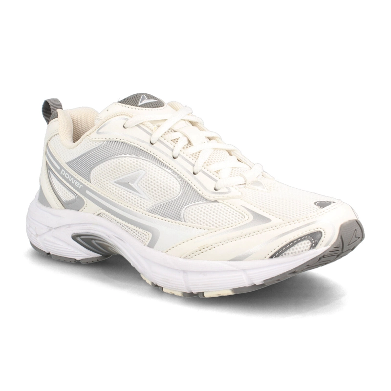 ZAPATILLA MUJER POWER ZETA RELIC BLANCO-PLATEADO - 2