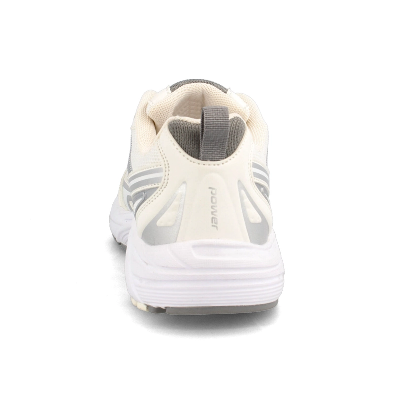 ZAPATILLA MUJER POWER ZETA RELIC BLANCO-PLATEADO - 3