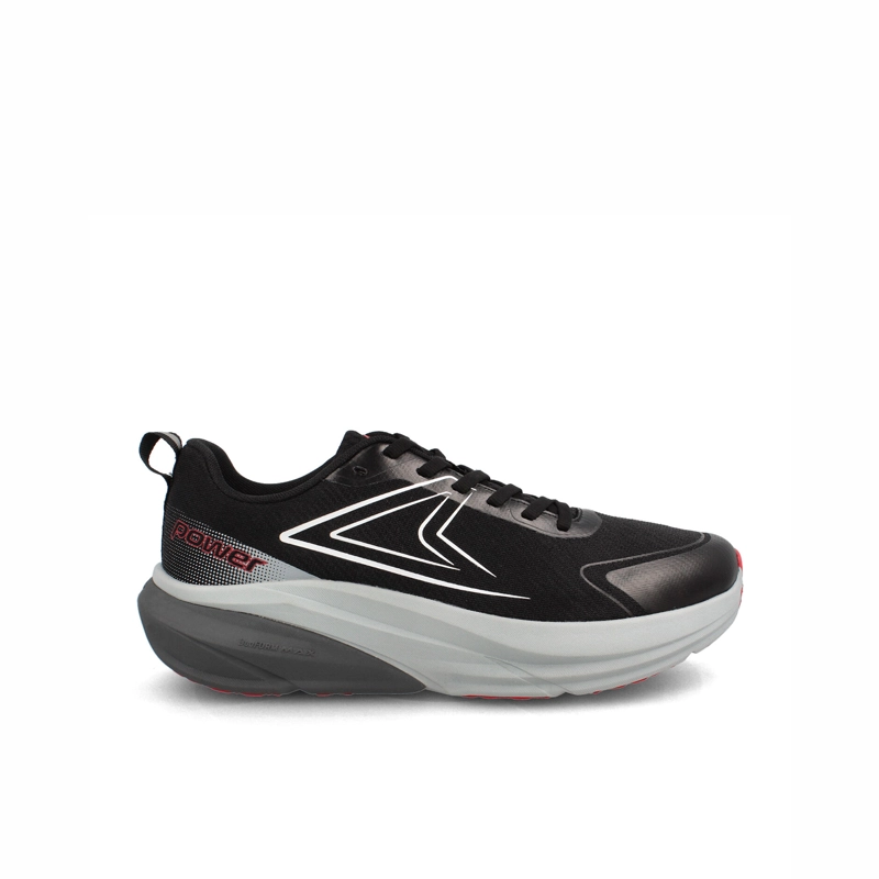 ZAPATILLA HOMBRE POWER DUOFOAM MAX 500 DELUX NEGRO-ROJO - 1