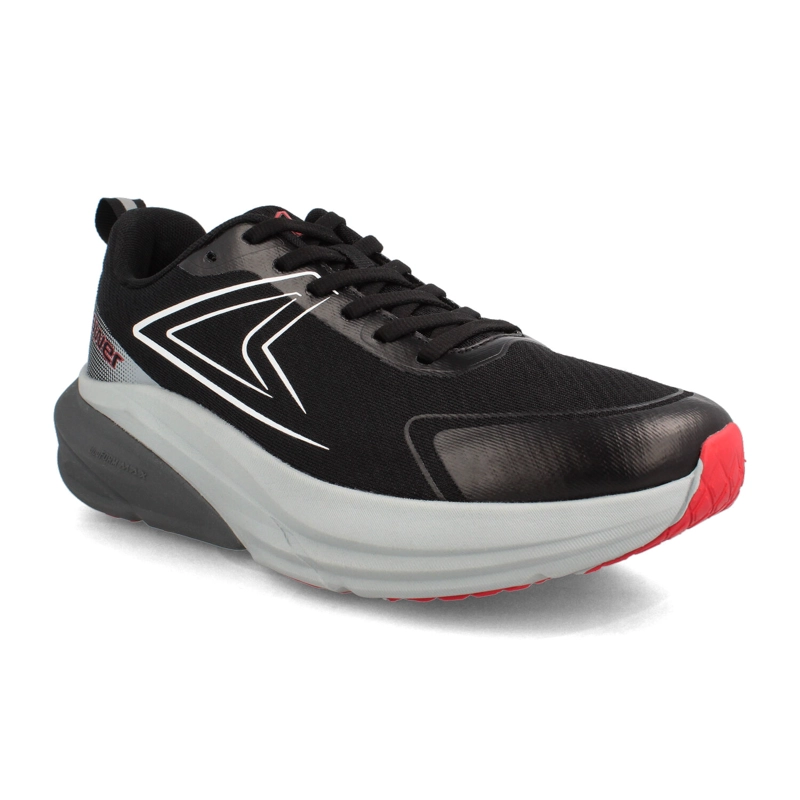 ZAPATILLA HOMBRE POWER DUOFOAM MAX 500 DELUX NEGRO-ROJO - 2