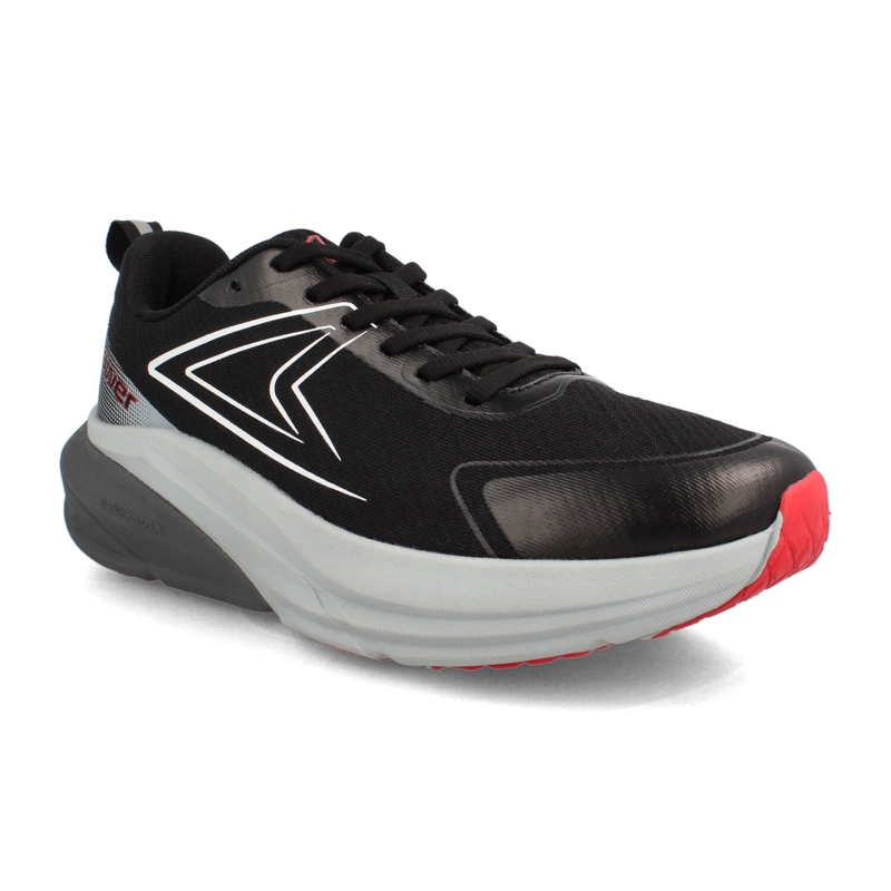 ZAPATILLA HOMBRE POWER DUOFOAM MAX 500 DELUX NEGRO-ROJO - 2