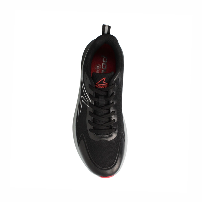 ZAPATILLA HOMBRE POWER DUOFOAM MAX 500 DELUX NEGRO-ROJO - 4
