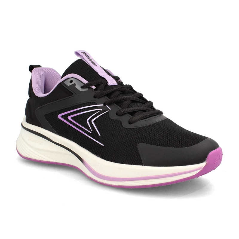 ZAPATILLA MUJER POWER SWIFT NEGRO-LT MORADO - 2