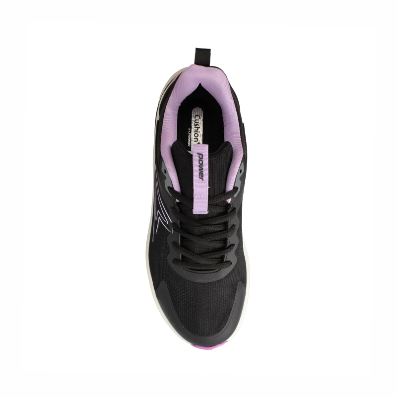 ZAPATILLA MUJER POWER SWIFT NEGRO-LT MORADO - 4