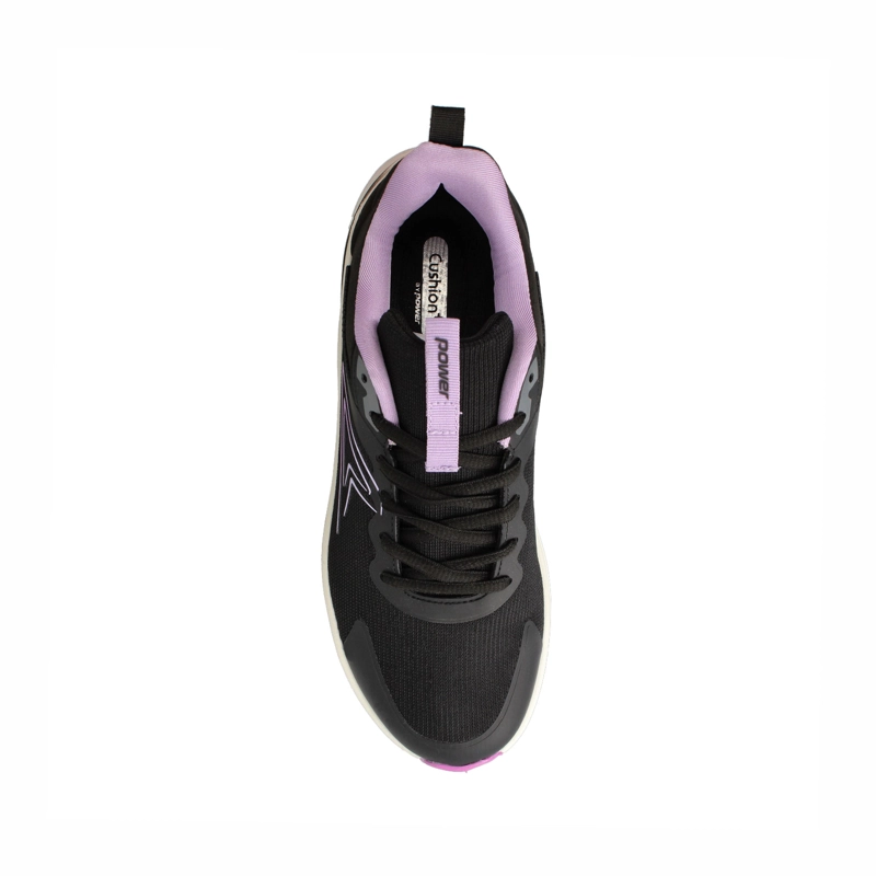 ZAPATILLA MUJER POWER SWIFT NEGRO-LT MORADO - 4