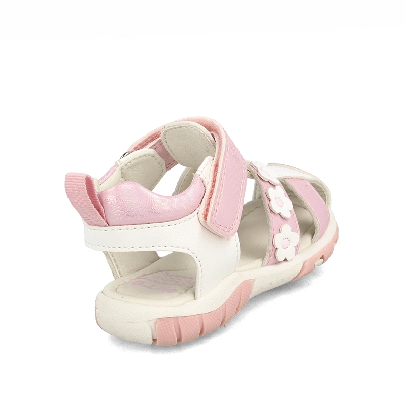 SANDALIA  NIÑA BUBBLEGUMMERS WHEEL BLANCO-ROSADO - 4