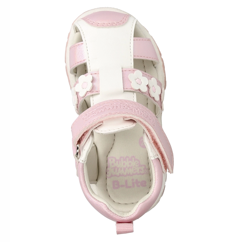 SANDALIA  NIÑA BUBBLEGUMMERS WHEEL BLANCO-ROSADO - 6