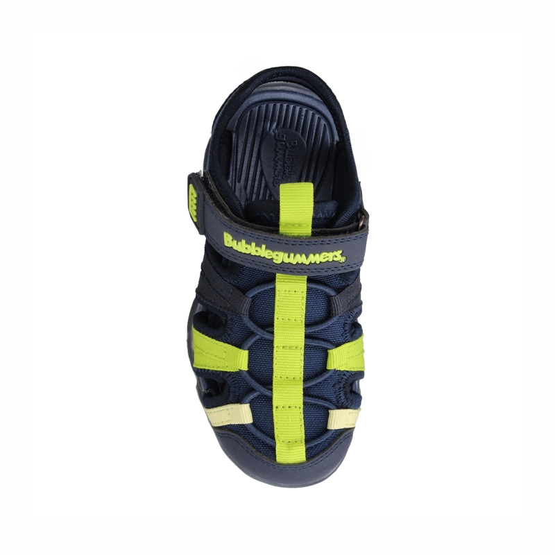 SANDALIA  NIÑO BUBBLEGUMMERS UNAI NEGRO - GRIS - 4