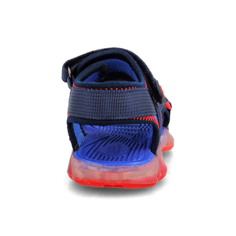 SANDALIA  NIÑO BUBBLEGUMMERS UNAI AZUL MARINO - ROJO - 3