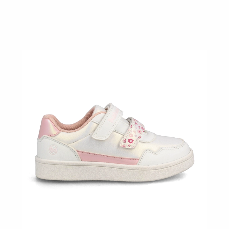 ZAPATILLA NIÑA BUBBLEGUMMERS CLAVEL BLANCO - ROSA - 1