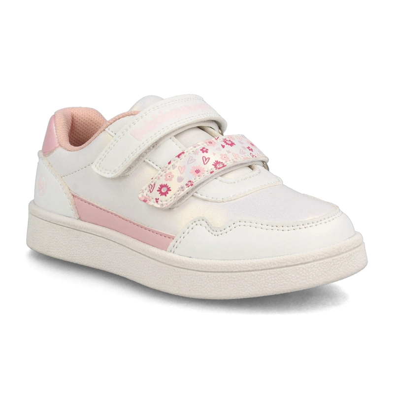 ZAPATILLA NIÑA BUBBLEGUMMERS CLAVEL BLANCO - ROSA - 2