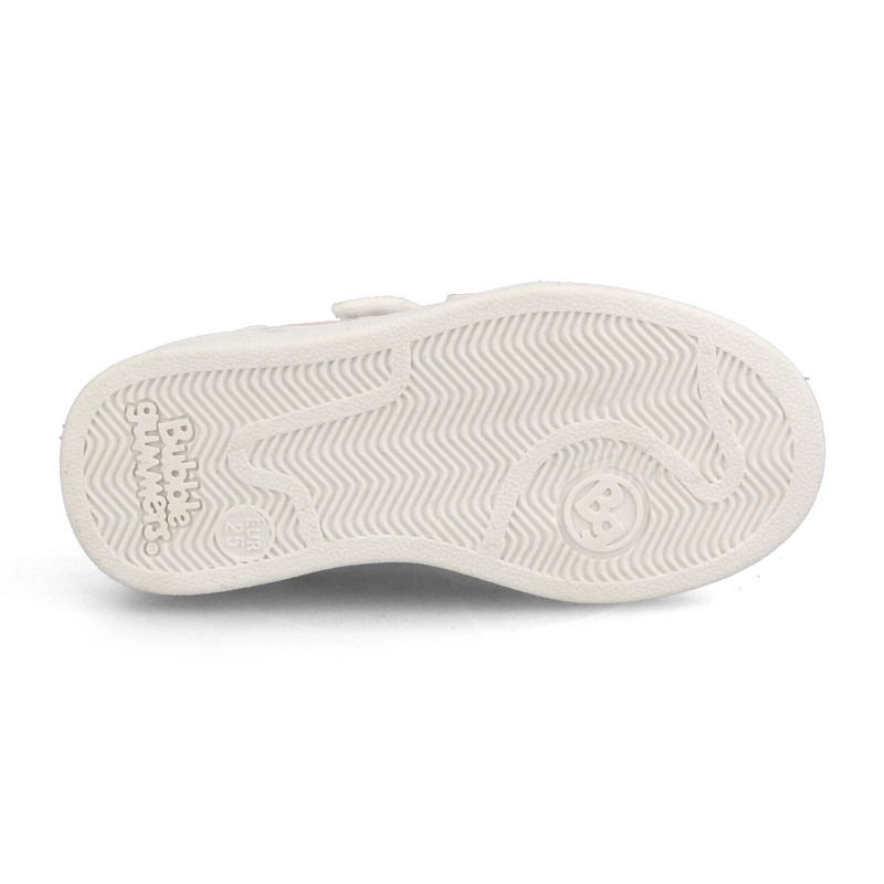 ZAPATILLA NIÑA BUBBLEGUMMERS CLAVEL BLANCO - ROSA - 5
