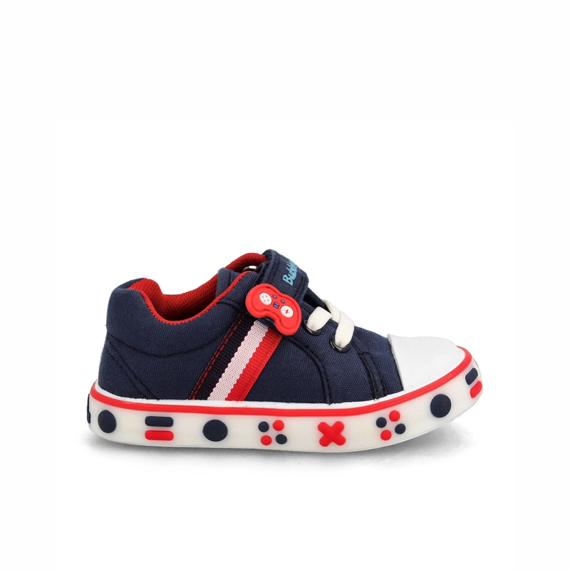 ZAPATILLA NIÑO BUBBLEGUMMERS BLOOM AZUL MARINO - 1
