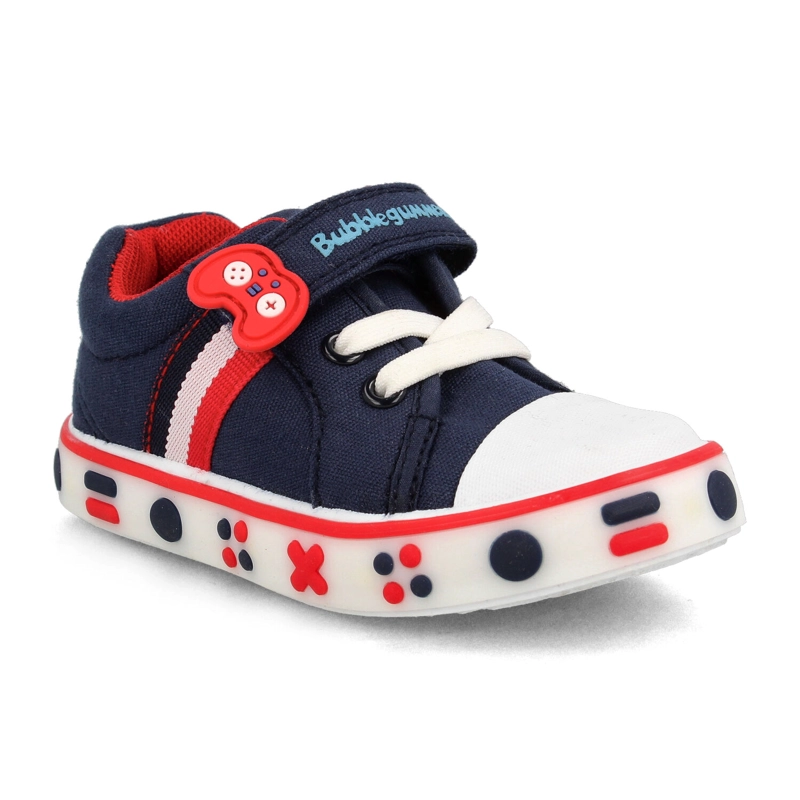 ZAPATILLA NIÑO BUBBLEGUMMERS BLOOM AZUL MARINO - 2
