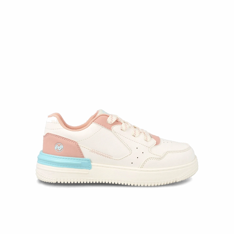 ZAPATILLA NIÑA BUBBLEGUMMERS ATICUSS BLANCO - ROSA CLARO - 1
