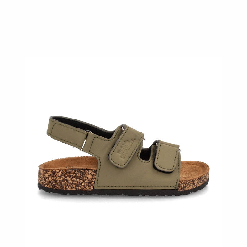 SANDALIA  NIÑO BUBBLEGUMMERS FRAZER KHAKI - 1