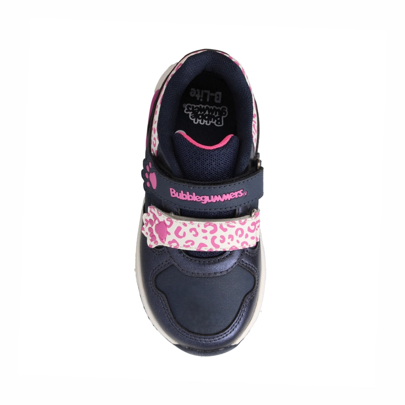ZAPATILLA NIÑA BUBBLEGUMMERS SPEED LITE AZUL MARINO - FUCSIA - 4
