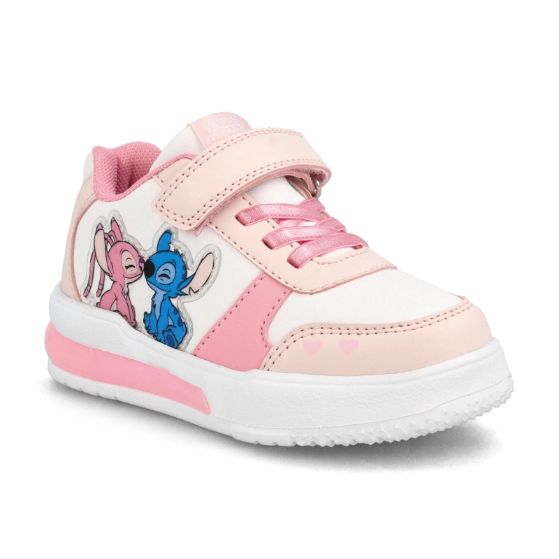 ZAPATILLA NIÑA BUBBLEGUMMERS STITCH BLANCO - ROSA - 2