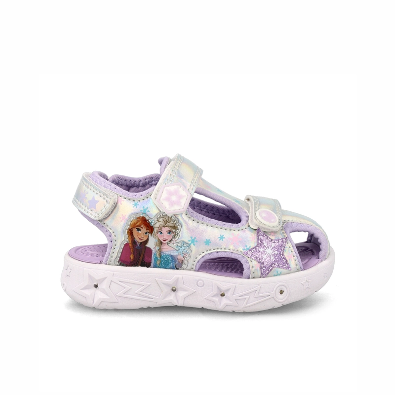SANDALIA  NIÑA BUBBLEGUMMERS FEMKE BLANCO - LILA - 1