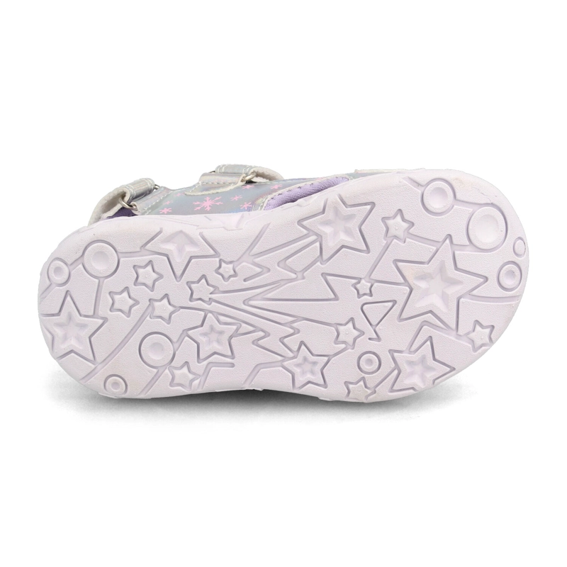 SANDALIA  NIÑA BUBBLEGUMMERS FEMKE BLANCO - LILA - 5