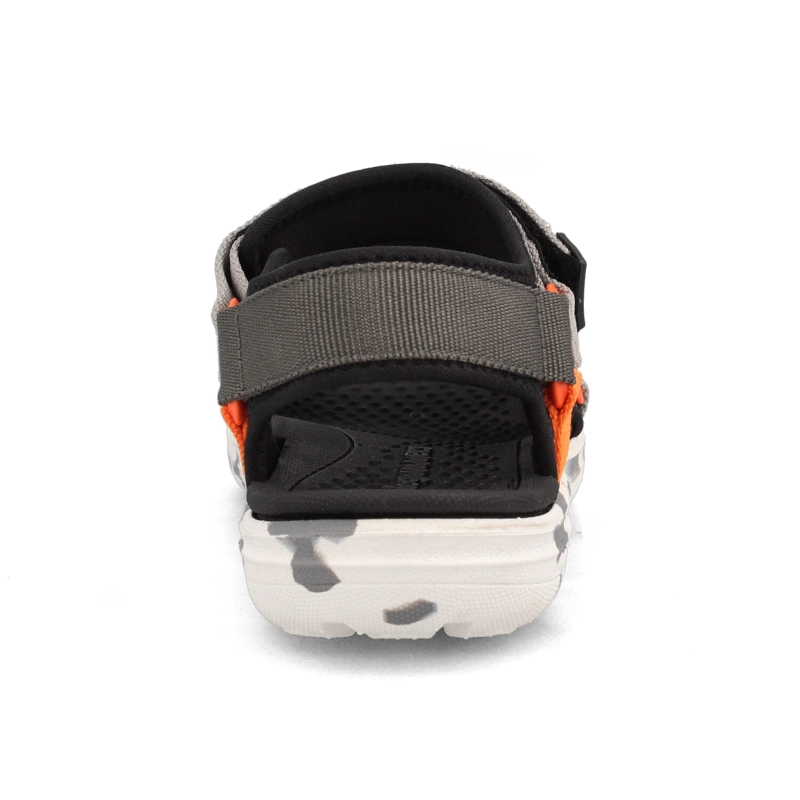 SANDALIA  NIÑO BUBBLEGUMMERS HURLEY GRIS- NARANJO - 3