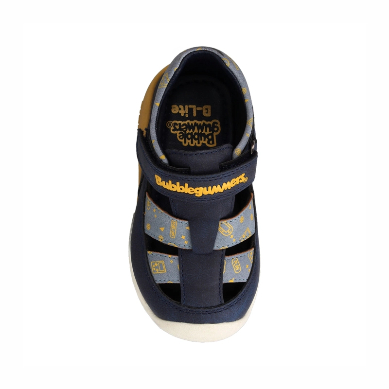 SANDALIA  NIÑO BUBBLEGUMMERS BIO FIT AZUL MARINO - 4