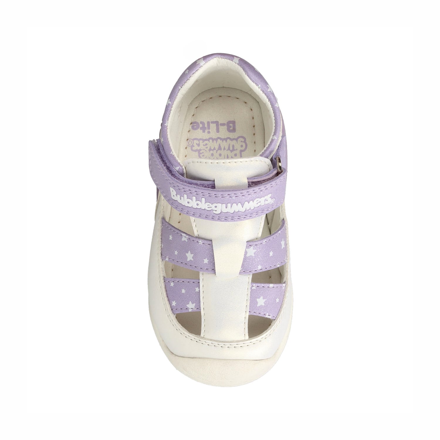 SANDALIA  NIÑA BUBBLEGUMMERS BIO FIT BLANCO - LILA - 4