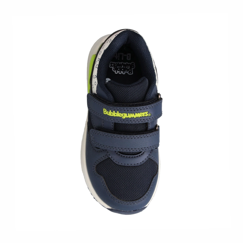 ZAPATILLA NIÑO BUBBLEGUMMERS SPEED LITE AZUL MARINO - VERDE - 4
