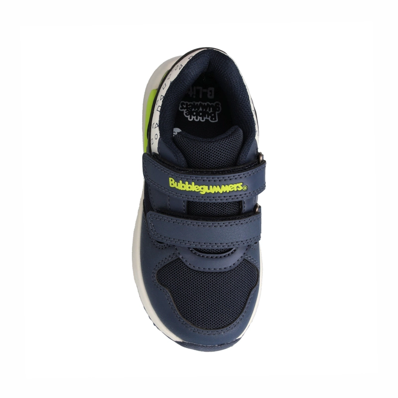 ZAPATILLA NIÑO BUBBLEGUMMERS SPEED LITE AZUL MARINO - VERDE - 4