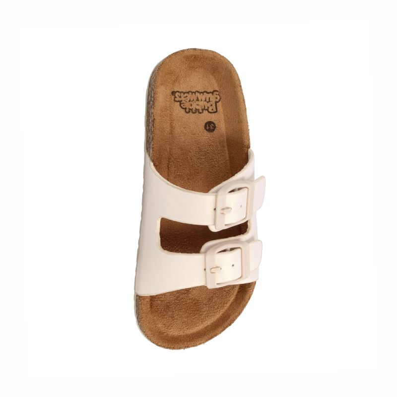 SANDALIA  NIÑA BUBBLEGUMMERS FRAZER BLANCO SLIP ON - 4