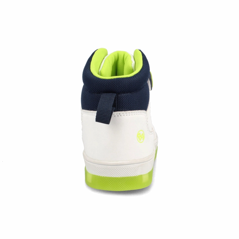 ZAPATILLA NIÑO BUBBLEGUMMERS NATE BLANCO - AZUL MARINO - 3