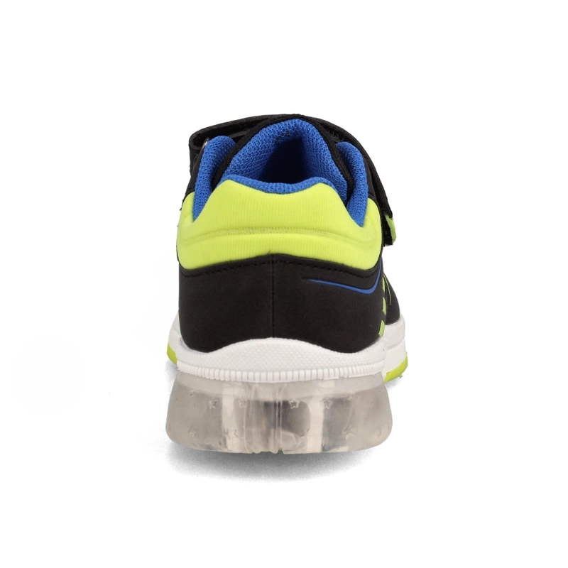 ZAPATILLA NIÑO BUBBLEGUMMERS OCEAN NEGRO - VERDE LIMA - 3