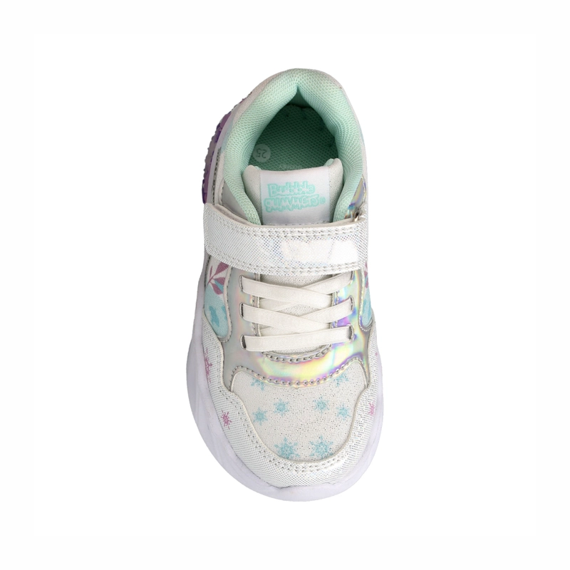ZAPATILLA NIÑA BUBBLEGUMMERS FROZEN/ELSHOFF BLANCO - CELESTE - 4