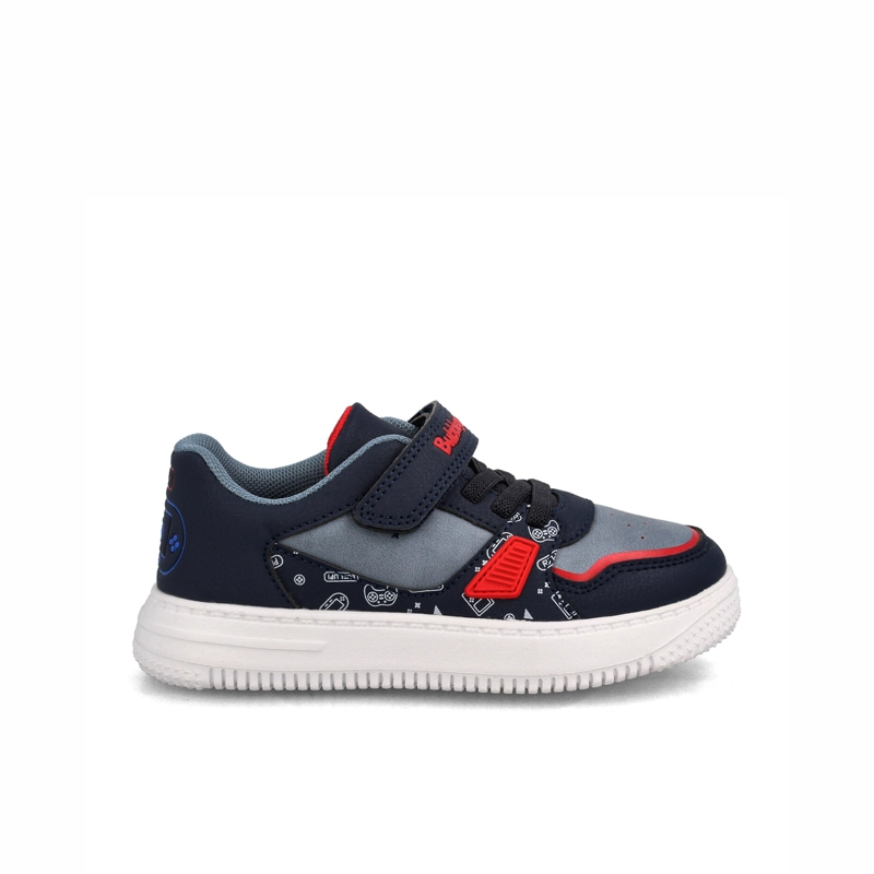 ZAPATILLA NIÑO BUBBLEGUMMERS JUNO AZUL MARINO - 1
