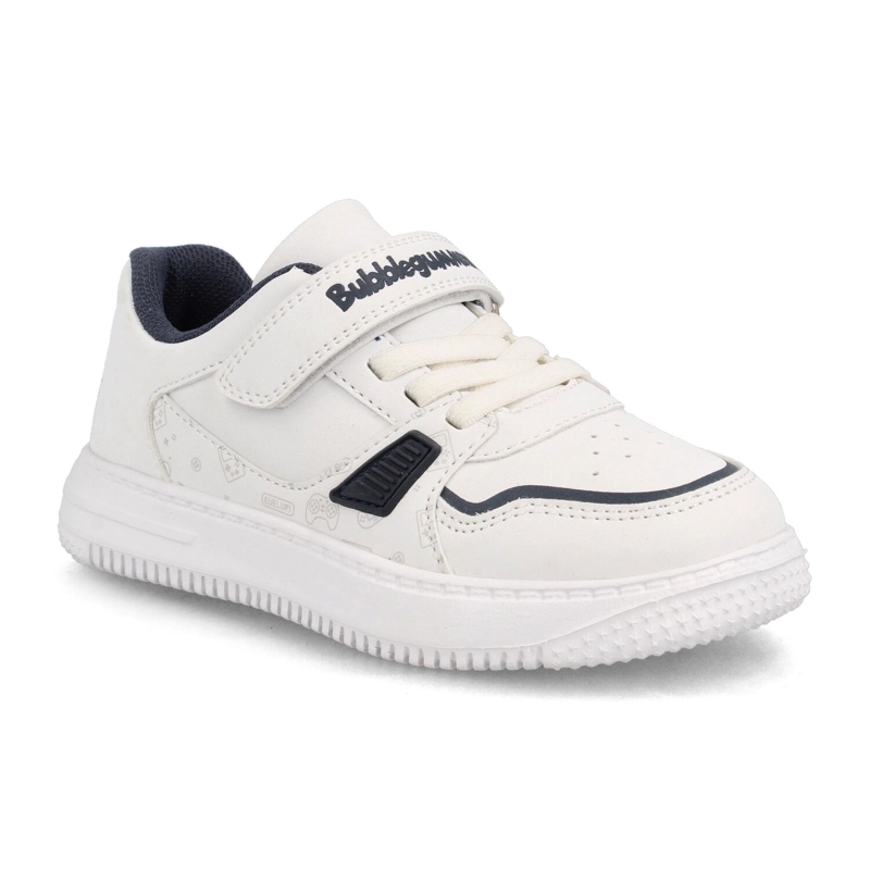 ZAPATILLA NIÑO BUBBLEGUMMERS JUNO BLANCO - AZUL MARINO - 2