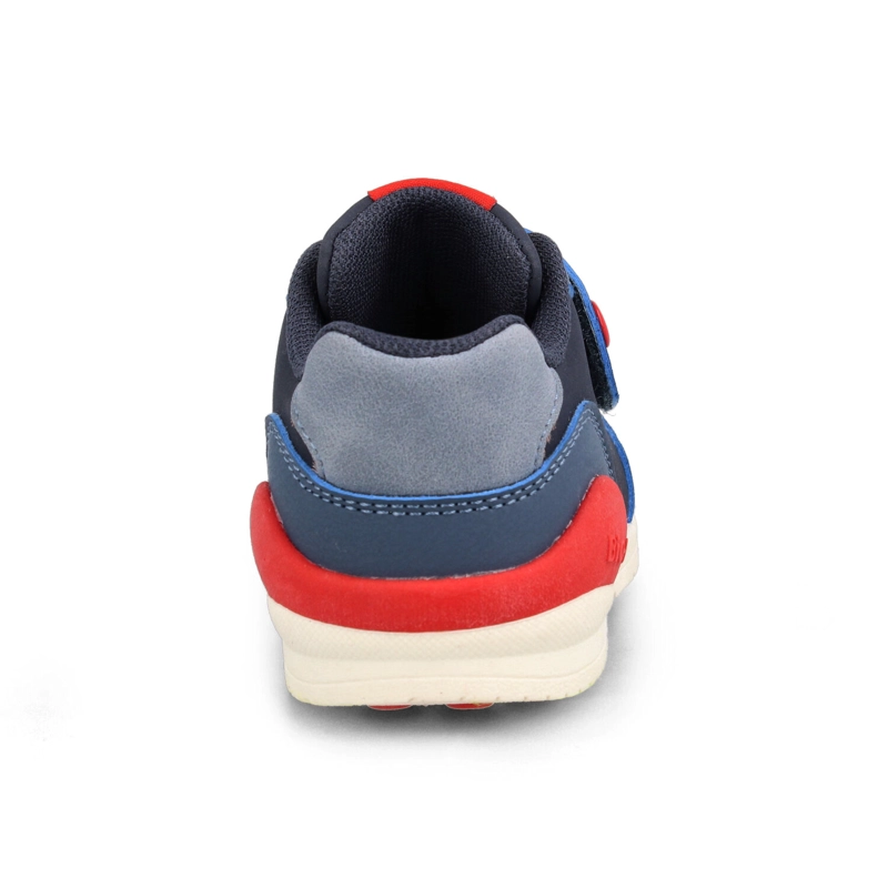 ZAPATILLA NIÑO BUBBLEGUMMERS BIO FIT AZUL-ROJO - 3